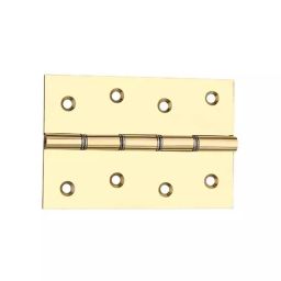 Screw Tight B170404PB 4 inch Brass Washered Butt Hinge-image-82