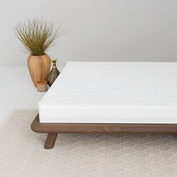 CURIOUS LIFESTYLE White Quilted Orthopedic Double Mattress-17