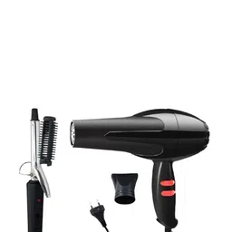 UKSTYLZ Set Of 2 1500 Watts Hair Dryer With Curler 471b-44