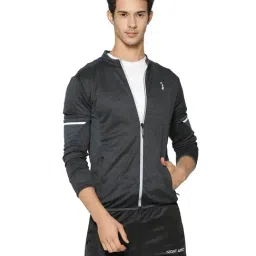 Campus Sutra Dark Grey Regular Fit Jacket-picture-24