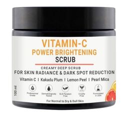 Volamena Vitamin C Power Brightening Face Scrub For Dark Spot Reduction - 100 ml-3