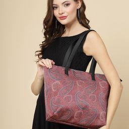 Sangria Ethnic Motifs Printed Shoulder Bag-image-94
