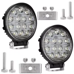 AllExtreme EX14FLH2 14 LED Spot Lamp for Cars and Bikes (42 W,‎White,2pc)-picture-29