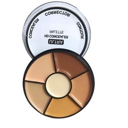 neycare Professional 6-in-1 Concealer Palette, Face Makeup with Dark Circle Coverage, Contour and Highlighter, All Skin Types image 1