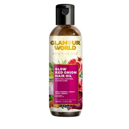 Glamour World Ayurvedic Glow Red Onion Hair Oil- 100 ml-45