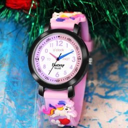 Fantasy World Unisex Kids Skeleton Dial & Straps Analogue Watch FW-25-BK-12-48