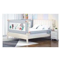 DOMENICO Portable Adjustable Washable Bed Rail Guard for Baby - Grey-10