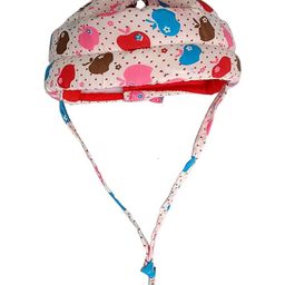 Boxot Impex Adjustable Cushioned Baby Safety Helmet- Pink Dotted-picture-12