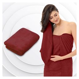 Sassoon Caldezonia 450 GSM Microfiber Bath Towel - Maroon-image-90