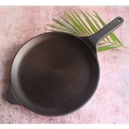 EarthBound Cast Iron Smooth Fry Pan 10 inch - Black-image-99