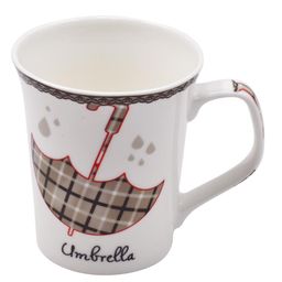 Kookee Printed Ceramic Tall Coffee or Tea Mug with handle - 325ml (BPM3463-A)-26