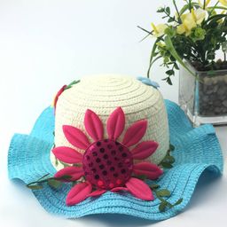 Babymoon Sunflower Designed Cap - Blue-13