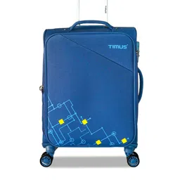 Timus Printed Flash Plus Soft-Sided Cabin Trolley Bag-18