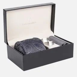 Van Heusen Men Tie Pocket Square And Cufflink-image-90