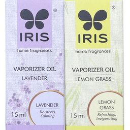 Iris Homefragrances 15ml Fragrance Vaporizer Oil- Set of 2- Lavender and Lemon Grass image 4