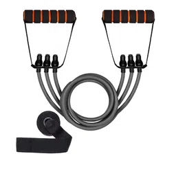STRAUSS Triple Resistance Tube With Foam Handles & Door Knob-image-1