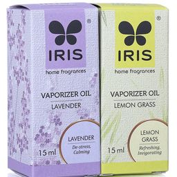 Iris Homefragrances 15ml Fragrance Vaporizer Oil- Set of 2- Lavender and Lemon Grass image 5