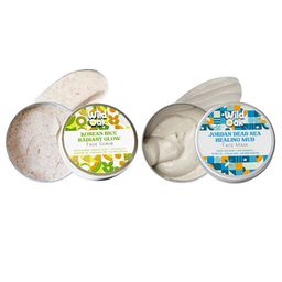Wild Oak Set of Korean Rice Face Scrub & Jordan Dead Sea Mud Face Mask - 100 g each-32