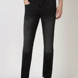Peter England Casuals Black Cotton Regular Fit Jeans-picture-40