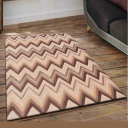 Presto Brown Wool Hand Tufted Carpet-37