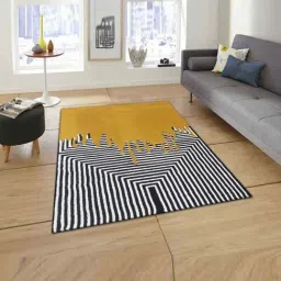 Presto Yellow Wool Hand Tufted Carpet-image-2