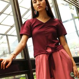 Pinacolada Wine Regular Fit Top-image-81