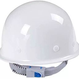 Darit ABS 8 Point Safety Helmet Hard Hat Steeplejack Climbing Work Construction Worker Adjustable Headband 2 Side Venting Design Cushioning White-13