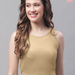 Friskers Beige Striped Top-picture-0