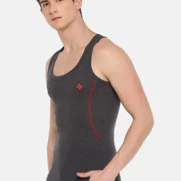 Dollar Bigboss Assorted Cotton Regular Fit Vest - Pack Of 5 image 3