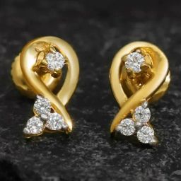 Malabar Gold & Diamonds 22k (916) BIS Hallmark Yellow Gold Earring for Women-image-106