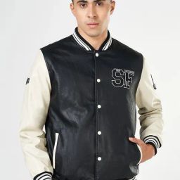 Sf Jeans By Pantaloons Jet Black Regular Fit Jacket-image-84