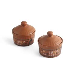 ExclusiveLane Brown Ceramic Pickle Holder-picture-5