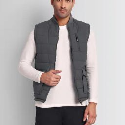 Dcyphr Grey Solid Discovery Outback Adventure Jacket-image-14