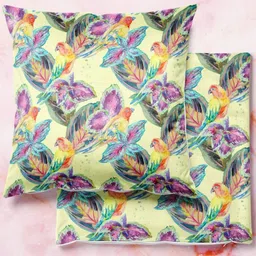 ArtzFolio Multicoloured Set of 2 Square Cushion Covers-picture-19