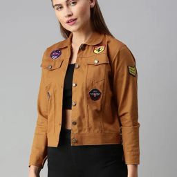 VOXATI Brown Regular Fit Jacket-picture-4
