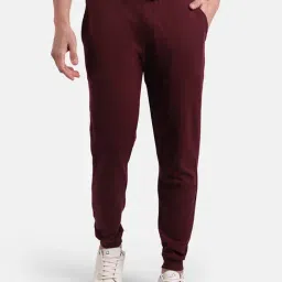 United Colors of Benetton Maroon Slim Fit Joggers-image-95