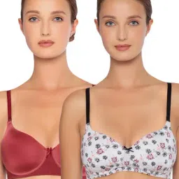 Triumph Multicolor Printed Padded Bra (Pack of 2)-image-31
