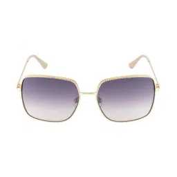 Opium Grey Square Sunglasses for Women-43