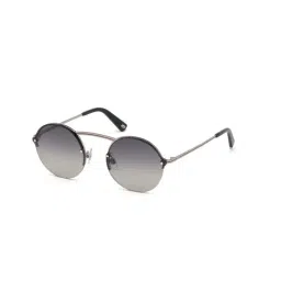 Web Eyewear Grey Round Unisex Sunglasses Designed in Italy-picture-46