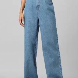 Only Blue Wide High Rise Jeans-image-31
