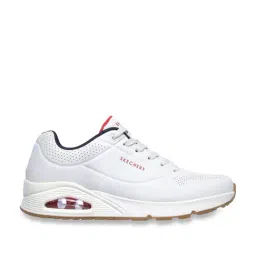 Skechers Men's UNO - STAND ON AIR White Navy Red Casual Sneakers-image-72