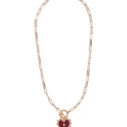 Forever New Red Heart-Shaped Jewellery Collar Chains-image-36