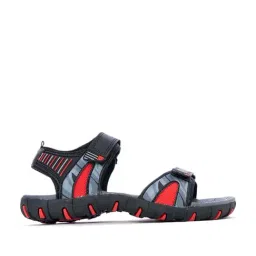 Khadim Men's Black Floater Sandals-image-49