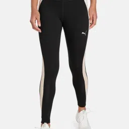Puma EVOSTRIPE Black Color-Block Tights-image-50