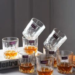 The Artment Transparent Glass Solid Whiskey Glass - Set of 8-image-16