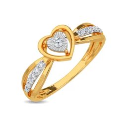 Kisna Diamond & Gold Jewellery Farha 18k (750) Diamond & Gold Ring For Women-picture-38