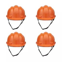 Ladwa Safety Superior Helmet for Men & Women Orange, LSI - SPHO - 4 (Pack of 4)-44