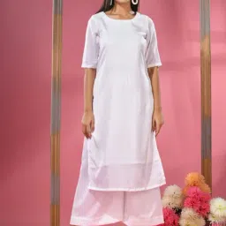 Charukriti White Straight Kurta-picture-6