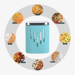 Glasafe 'O' Grip Multicolor Borosilicate Containers - Set of 3 (900ml) image 5