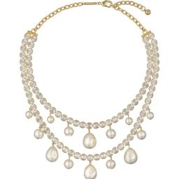 Ted Baker Pearl and Crystal Statement Necklace for Women-image-15